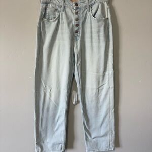MOTHER Light Blue High-Waisted Jeans
